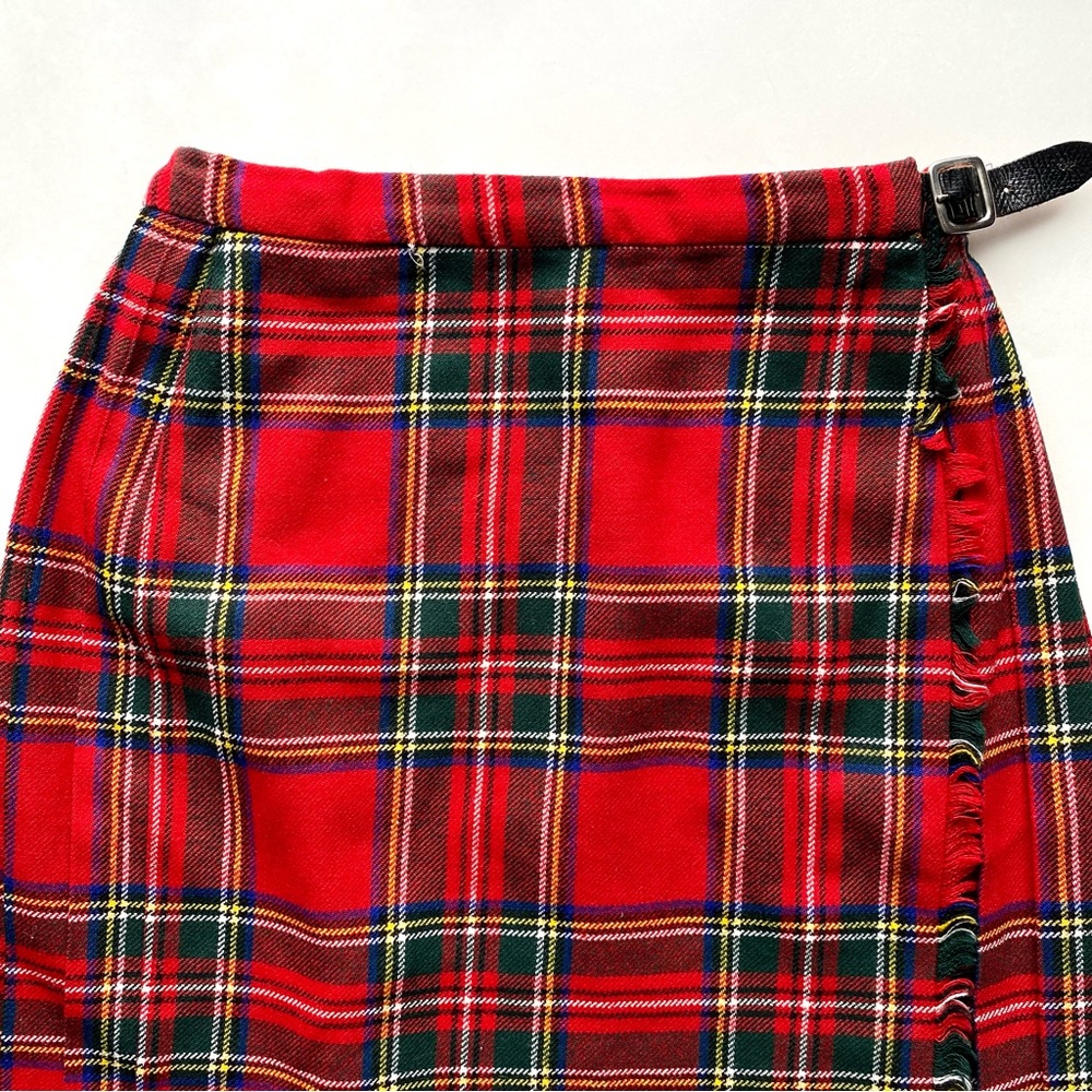 Vintage Youth Washable Kilt - Red Tartan